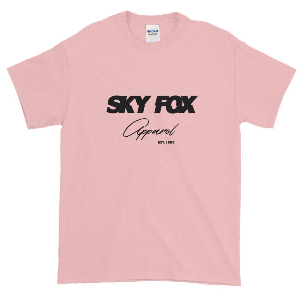 Sky Fox Apparel T-Shirt Black Font, image size:1000x1000