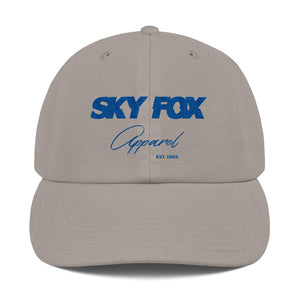 Sky Fox Adjustable Hat - Royal Blue Font