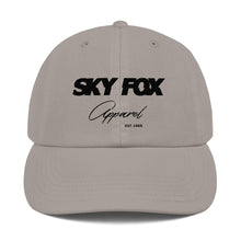 Load image into Gallery viewer, Sky Fox Adjustable Hat - Black Font