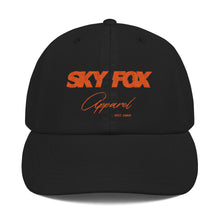 Load image into Gallery viewer, Sky Fox Adjustable Hat - Orange Font