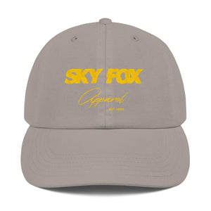 Sky Fox Adjustable Hat - Gold Font