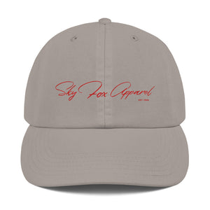 Sky Fox Elite Adjustable Hat - Red Font