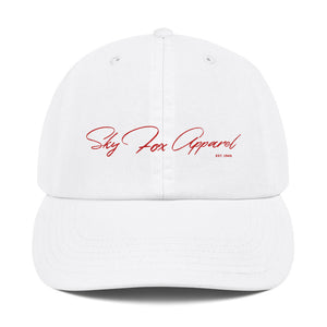 Sky Fox Elite Adjustable Hat - Red Font