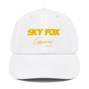 Sky Fox Adjustable Hat - Gold Font