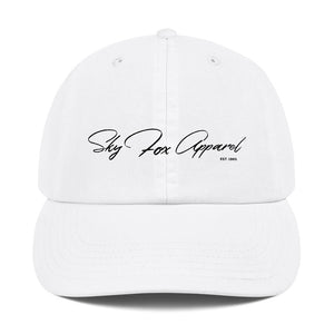 Sky Fox Elite Adjustable Hat - Black Font