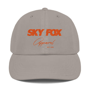 Sky Fox Adjustable Hat - Orange Font