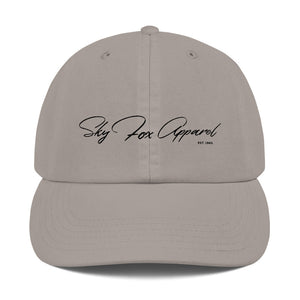 Sky Fox Elite Adjustable Hat - Black Font