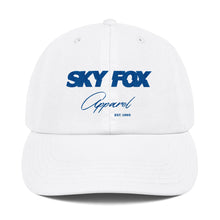 Load image into Gallery viewer, Sky Fox Adjustable Hat - Royal Blue Font