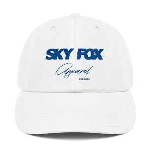 Sky Fox Adjustable Hat - Royal Blue Font