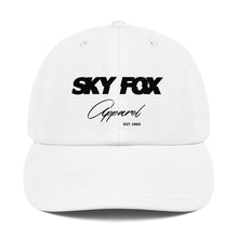 Load image into Gallery viewer, Sky Fox Adjustable Hat - Black Font