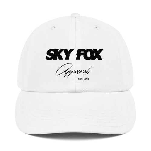 Sky Fox Adjustable Hat - Black Font