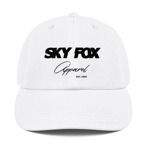 Sky Fox Adjustable Hat - Black Font