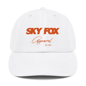 Sky Fox Adjustable Hat - Orange Font